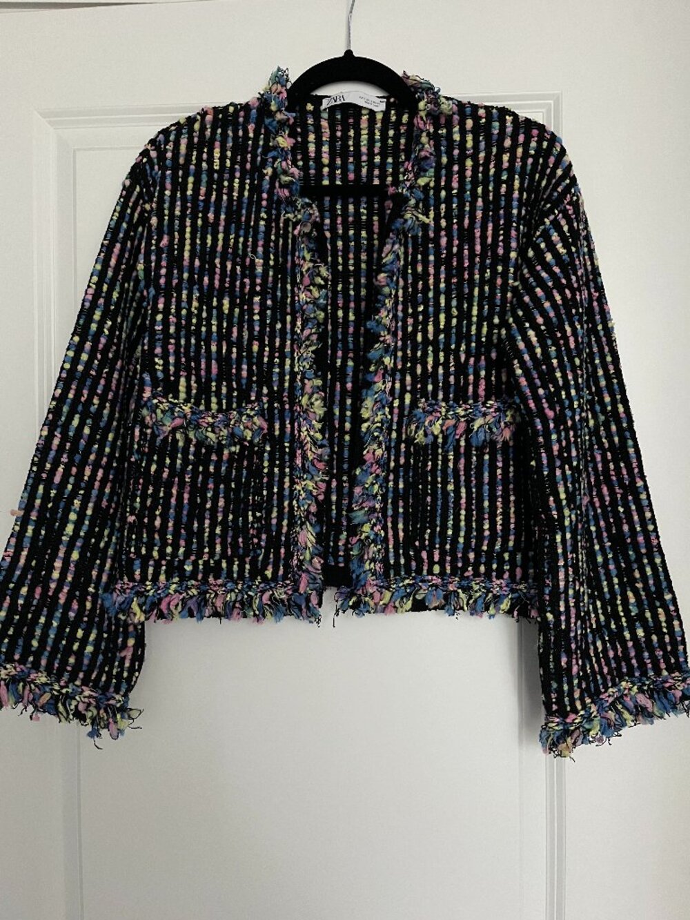 Zara Confetti Knit Cardigan